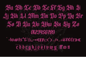 Black Valentine | Font