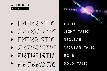 Astrobia Exellent Futuristic Font