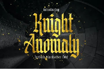 Knight Anomaly font