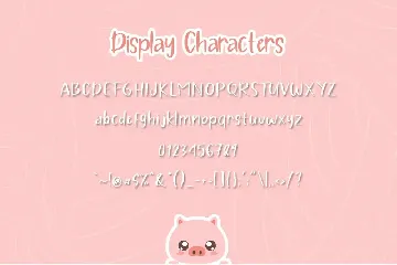 Pig Year 3 Font