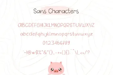 Pig Year 3 Font