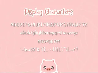 Pig Year 3 Font