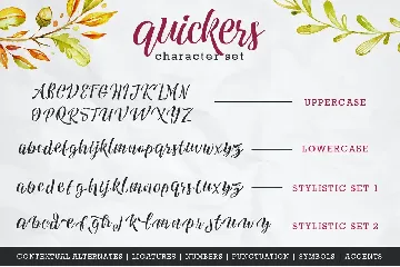 Quickers font