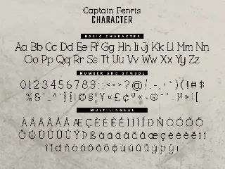 Captain Fenris Serif Font