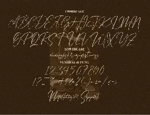 Handover Signature Font