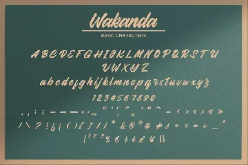 Wakanda font