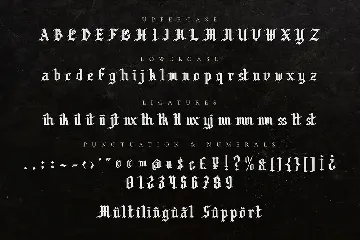 Corogh Gorge - Black Letter Font