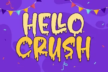 Hello Crush font