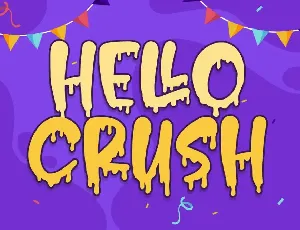 Hello Crush font