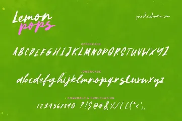 Lemon Pops Font