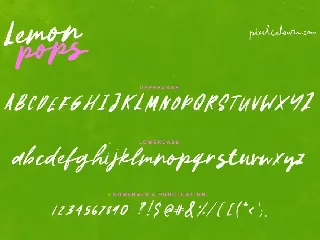 Lemon Pops Font