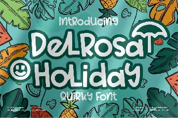 Delrosa Holiday Quirky Font