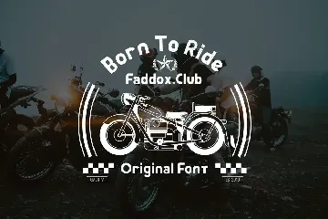 Faddox font