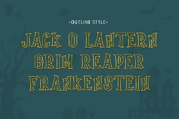 Spookyman - Halloween + Extras font