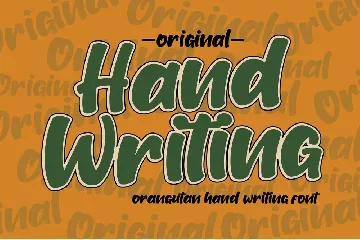 Orangutan font