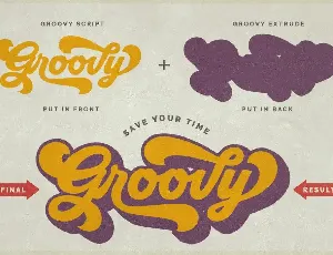 Groovy - Retro Font