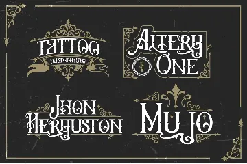 Altery One - classic blackletter font