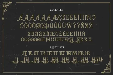 Altery One - classic blackletter font