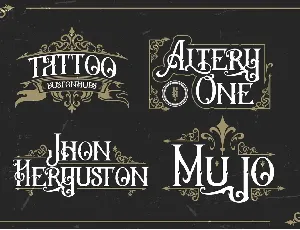 Altery One - classic blackletter font