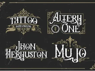 Altery One - classic blackletter font