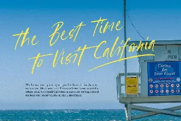 California Quotes font