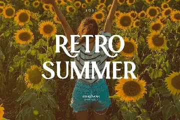 Astrovans - Beauty Summer Vintage Retro Serif font