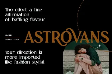 Astrovans - Beauty Summer Vintage Retro Serif font