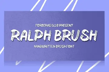 Ralph Brushes font