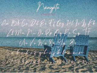 Navigate Elegant Signature font