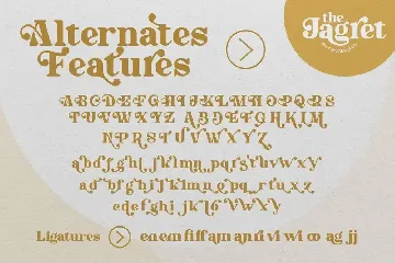 the Jagret font