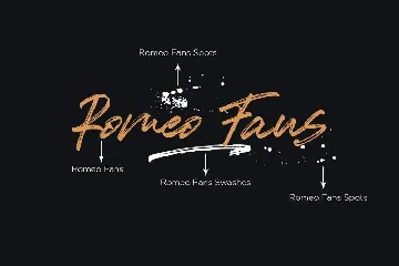 Romeo Fans font