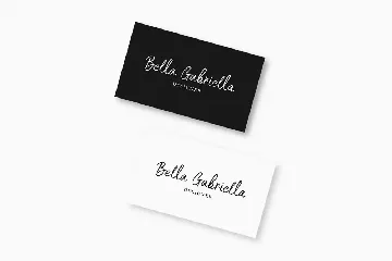 White Buttell Brush Font