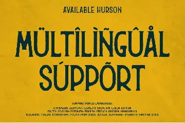 Hurson | Vintage Font