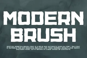 Gostick Sporten Brush font