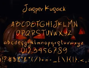 Jasper Kusack font