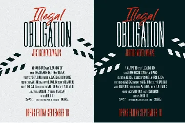 Legal Obligation Serif font