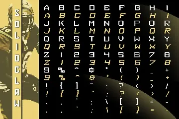 Solidclaw Display Font