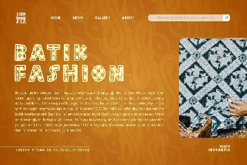 Inland Batik Font