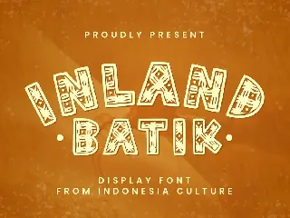 Inland Batik Font