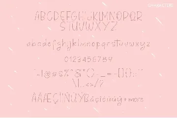 Rain Story font