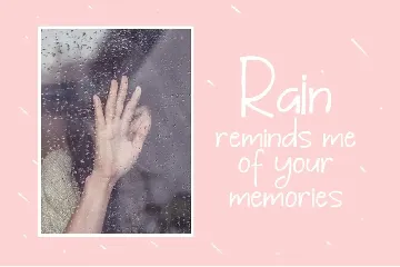 Rain Story font