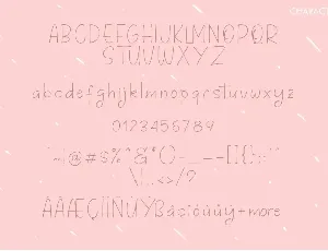 Rain Story font