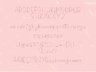 Rain Story font