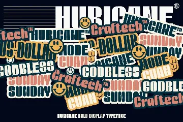 Huricane - A Bold Display Typeface font