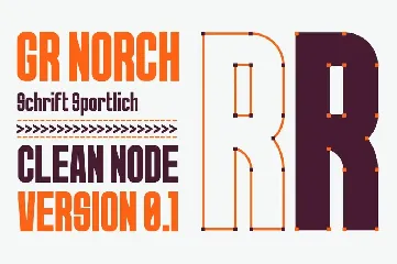 GR NORCH - Sports Display Font