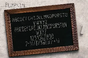 Pumpkin font