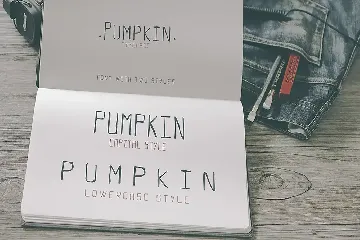 Pumpkin font