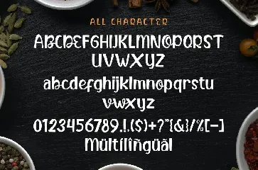 Butter Food - Handcraft Display Font