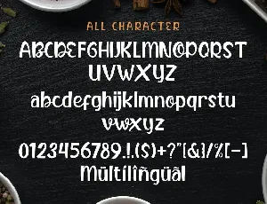 Butter Food - Handcraft Display Font