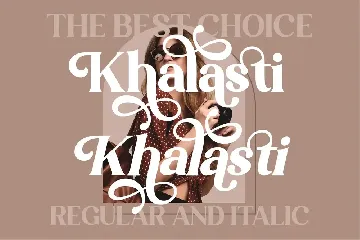 Khalasti Serif font